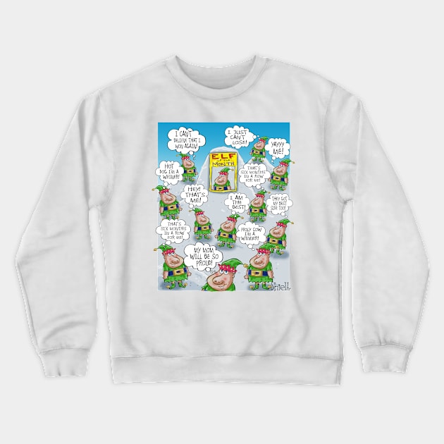 Elf of the Month Crewneck Sweatshirt by macccc8